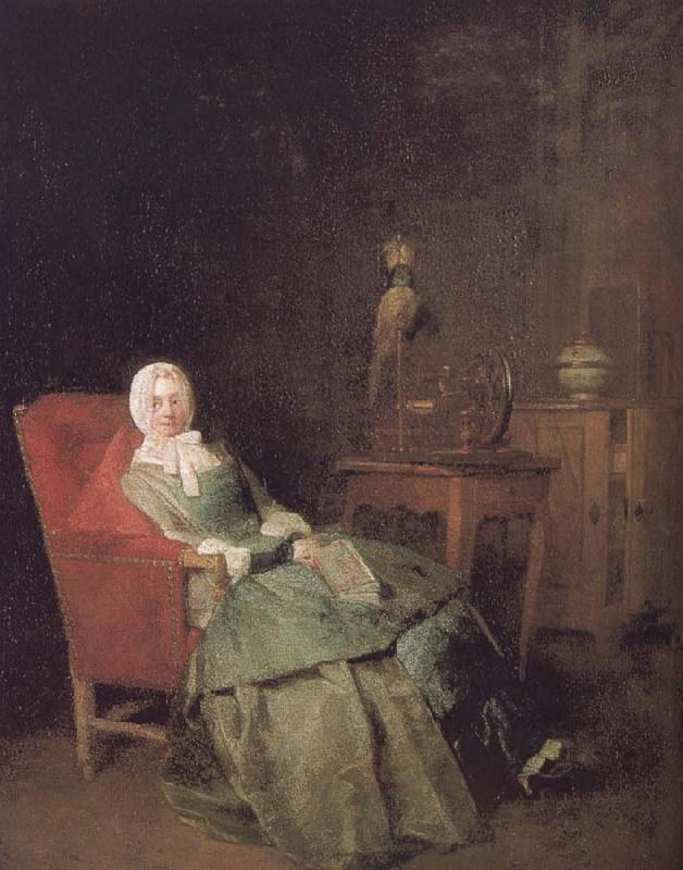 Jean Baptiste Simeon Chardin Take the book of women